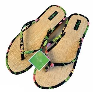 HP {Vera Bradley} NWT Women’s Straw Sandal Botanica